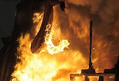 „Las Fallas“ festivalio akimirka