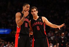DeMaras DeRozanas ir Jose Calderonas
