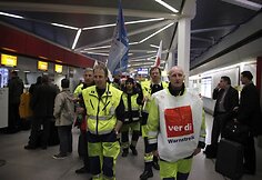 Oro uosto darbuotojų streikas Vokietijoje