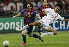 Lionelis Messi ir Alessandro Nesta