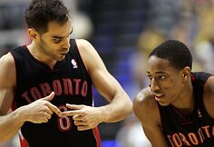 Jose Calderonas ir DeMaras DeRozanas