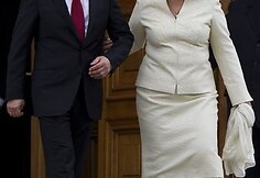 Vladimiras Putinas su žmona Liudmila