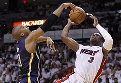 Davidas Westas ir Dwyane'as  Wade'as