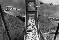 Aukso Vartų tilto atidarymas 1937 m. gegužės 27 dieną