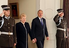 Dalia Grybauskaitė ir Andris Bėrzinis