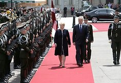Dalia Grybauskaitė ir Andris Bėrzinis