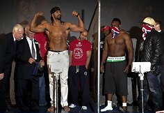 Davido Haye ir Derecko Chisora svėrimo ceremonija 