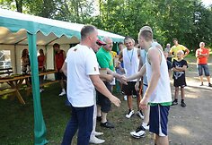 Lietuvos U20 krepšinio rinktinės trenerio Kazio Maskvyčio sutiktuvės Darbėnuose