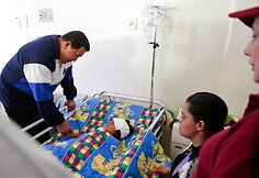 Venesuelos prezidentas Hugo Chavezas Paraguanos ligoninėje