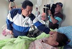 Venesuelos prezidentas Hugo Chavezas Paraguanos ligoninėje