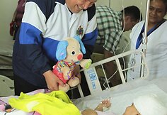Venesuelos prezidentas Hugo Chavezas Paraguanos ligoninėje