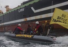 „Greenpeace“ aktyvistų protestas
