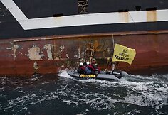 „Greenpeace“ aktyvistų protestas