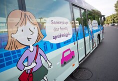 Akcijos pristatymo akimirka