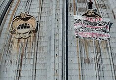 Italijos verslininko protestas