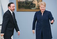 Arūnas Gelūnas ir Dalia Grybauskaitė
