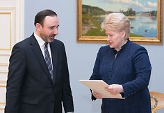 Arūnas Gelūnas ir Dalia Grybauskaitė