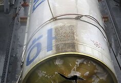 &Scaron;iaurės Korėjos &bdquo;Unha-3&ldquo; raketos dalis