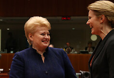 Dalia Grybauskaitė Europos Vadovų Tarybos posėdyje
