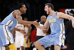 Andre Iguodala ir Danilo Gallinari
