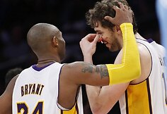 Kobe Bryantas ir Pau Gasolis