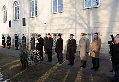 Memorialinės lentos atidengimo ceremonija