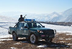 „Ford Ranger“ – pagrindinė afganų policijos transporto priemonė.