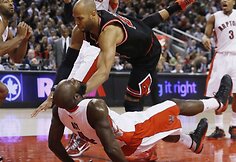 Quincy Acy ir Taj Gibsonas