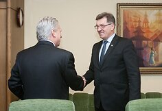 Gilbertas Ankenbaueris ir Algirdas Butkevičius