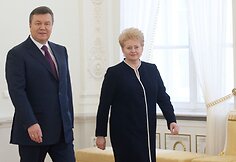 Viktoras Janukovyčius ir Dalia Grybauskaitė