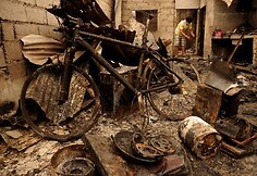 Gaisro Filipinuose padariniai