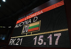 Lengvosios atletikos čempionato akimirka