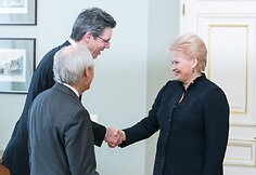 Marcelis Philippas ir Jurgenas Lindenas susitiko su Dalia Grybauskaite.