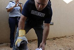 Renkamos Izraelyje nukritusios raketos liekanos