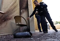 Izraelyje nukrito iš Gazos Ruožo paleista raketa