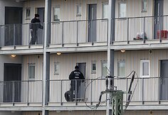 Evakuojami gyventojai