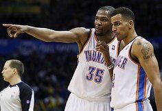 Kevinas Durantas ir Thabo Sefolosha