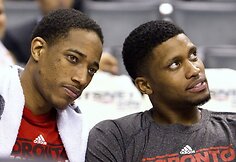 DeMaras DeRozanas ir Rudy Gay