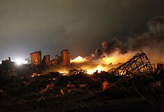 Teksaso trą&scaron;ų gamykloje nugriaudėjo galingas sprogimas