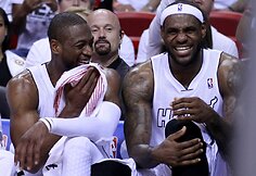 Dwyane'as Wade'as ir LeBronas Jamesas