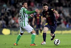 Javier Chica ir Lionelis Messi