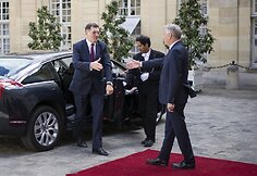 Lietuvos premjeras Algirdas Butkevičius ir Prancūzijos ministras pirmininkas Jeanas Marcas Ayrault