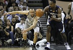 Manu Ginobili ir Tony Allenas