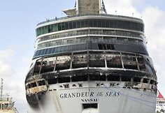 &bdquo;Royal Caribbean&ldquo; kruizinis laivas po gaisro 