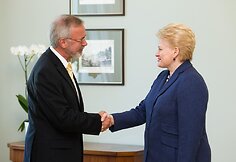 Werneris Hoyeris ir Dalia Grybauskaitė
