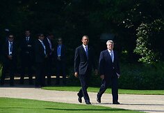 JAV prezidentas Barackas Obama ir Vokietijos prezidentas Joachimas Gauckas