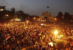 Protestuotojai Kaire reikalauja prezidento Mohamedo Mursi atsistatydinimo.