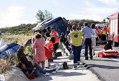 Autobuso avarija Ispanijoje