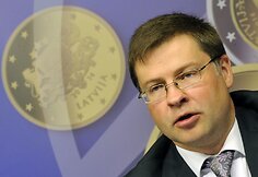 Latvijos ministras pirmininkas Valdis Dombrovski