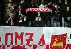 Lenkijos futbolo sirgaliai Kaune (2011 m.)